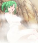  censored convenient_censoring eyes_closed green_hair momo_kyun_sword nude screencap suika_(momo_kyun_sword) 