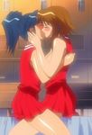  2girls blush kiss korashime multiple_girls punishment yuri 