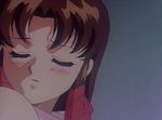  2girls 90s animated animated_gif blonde_hair blush brown_hair cum cum_in_mouth cum_swap facial futa_with_female futanari kiss midorizawa_saki multiple_girls parade_parade shina_kaori 