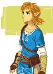  alderion-al bad_id bad_twitter_id belt blonde_hair blue_eyes earrings gloves highres jewelry link long_hair male_focus pointy_ears ponytail solo the_legend_of_zelda the_legend_of_zelda:_breath_of_the_wild 