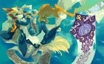  ambiguous_gender blue_eyes hair looking_at_viewer shaorune solo tales_of_rebirth tyson_tan underwater wallpaper water 