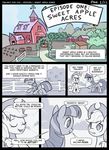  2014 apple applejack_(mlp) barn comic cowboy_hat dialog duo earth_pony english_text equine female fence friendship_is_magic fruit gsphere hair hat horn horse mammal my_little_pony pony text tree twilight_sparkle_(mlp) 