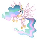  2014 alpha_channel equine female feral friendship_is_magic horn horse mammal my_little_pony nalesia pony princess_celestia_(mlp) solo winged_unicorn wings 