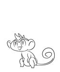  animated female genie mammal monkey monochrome ponytail primate shantae shantae_(series) solo transformation unknown_artist 