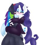  batman batman_(series) blackbewhite2k7 catwoman crossover duo female friendship_is_magic lesbian my_little_pony rainbow_dash_(mlp) rarity_(mlp) 