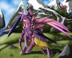  2014 amazing armor equine female feral friendship_is_magic grass horn horse mammal my_little_pony nalesia outside pony princess_cadance_(mlp) solo sword weapon winged_unicorn wings 
