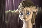  2014 animated blue_eyes brown_hair doctor_whooves_(mlp) earth_pony equine feral friendship_is_magic hair horse male mammal mrs1989 my_little_pony outside pony rain solo water wet 