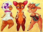  animal_crossing anus baabara_(animal_crossing) breasts butt caprine cervine chibi corset deer dimwitdog fauna_(animal_crossing) female goat group hi_res horn lingerie looking_at_viewer mammal navel nintendo nude pashmina_(animal_crossing) pose pussy scarf sheep standing thick_thighs video_games wide_hips 