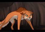  angry canine feral fox fur furious green_eyes male mammal orange_fur rick rukifox sheath solo white_fur 