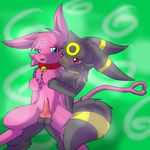  &lt;3 2014 blush blushes cum eeveelution espeon from_behind male nintendo penis pok&eacute;mon precum senz umbreon video_games 