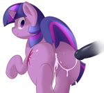  anal anus big_butt butt cum cum_in_ass cum_inside cutie_mark derpah disembodied_penis duo equine friendship_is_magic fur hair horn looking_at_viewer looking_back male mammal my_little_pony penis plain_background purple_eyes purple_fur purple_hair pussy raised_tail sex smile twilight_sparkle_(mlp) unicorn 