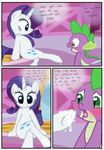  absurd_res blue_eyes blush comic cum cum_on_feet cutie_mark dialog domination dominatrix dragon duo english_text equine fangs female feral first_person_view friendship_is_magic fur green_eyes hair hi_res horn looking_at_viewer male mammal my_little_pony open_mouth purple_hair purple_scales pyruvate rarity_(mlp) sitting slit_pupils spike_(mlp) spines text tongue unicorn white_fur 