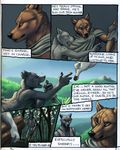  canine clothing comic fur knife lagomorph mammal myenia rabbit rukis wolf young 