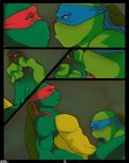  2014 brothers crazedg duo eye_contact eyes_closed fellatio gay incest leonardo_(tmnt) male mutant oral oral_sex penis raphael_(tmnt) reptile scalie sex sibling teenage_mutant_ninja_turtles turtle 