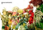  4boys adelbert_steiner bad_id bad_pixiv_id black_hair blonde_hair bow burmecian copyright_name eiko_carol everyone final_fantasy final_fantasy_ix freija_crescent garnet_til_alexandros_xvii ina_(gonsora) multiple_boys multiple_girls quina_quen salamander_coral vivi_ornitier yellow_bow zidane_tribal 