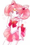  back_bow bishoujo_senshi_sailor_moon bow chibi_usa choker double_bun ginnan gloves heart looking_at_viewer magical_girl pink_choker pink_eyes pink_hair pink_sailor_collar pink_skirt sailor_chibi_moon sailor_collar sailor_senshi_uniform short_hair simple_background skirt smile solo tiara twintails white_background white_gloves 