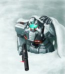  gm_(mobile_suit) gm_cold_districts_type gun gundam gundam_0080 hole mecha snow suppressor weapon 