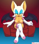  adc1309 anthro areola bat big_breasts breasts erect_nipples female looking_at_viewer mammal nipples ravnic rouge_the_bat sega smile solo sonic_(series) wings 