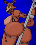  breasts butt crossgender five_nights_at_freddy&#039;s foxy_(fnaf) skunkdude13 