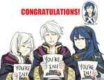  2boys 2girls blue_hair copyright_name english eyes_closed fire_emblem fire_emblem:_kakusei krom lowres lucina md5_mismatch multiple_boys multiple_girls my_unit my_unit_(fire_emblem:_kakusei) nintendo resized super_smash_bros. white_hair 