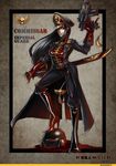  2013 black_hair bolter breasts clothing female hair high_heels human legwear long_hair looking_at_viewer mammal ranged_weapon solo standing tight_cloath warhammer_(franchise) warhammer_40k weapon 