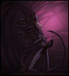  alien alien_(franchise) handjob male penis precum solo viral_divinity xenomorph 