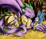  absurd_res crown dragon equine female feral friendship_is_magic gem gold hi_res horn horse male mammal my_little_pony pony rarity_(mlp) silfoe spike_(mlp) treasure winged_unicorn wings 
