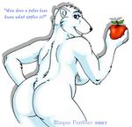  2007 apple bear butt chubby cute edit female fruit invalid_tag mammal nude polar smile text 