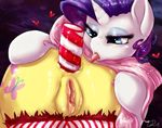  &lt;3 clitoris cutie_mark dildo dimwitdog equine female feral fluttershy_(mlp) friendship_is_magic fur hair holidays horn horse licking mammal my_little_pony pegasus pony pussy rarity_(mlp) saliva sex_toy tongue unicorn white_fur wings yellow_fur 