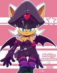  &lt;3 2014 anthro bat big_breasts blue_eyes blush breasts cleavage clothed clothing collar female hair looking_at_viewer mammal nancher rouge_the_bat sega smile solo sonic_(series) white_hair wings 