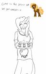  &lt;3 anthro anthrofied chocolate cookie equine hair happy horse lovingwolf mammal my_little_pony original_character pastry plain_background pony request 