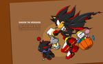 2014 anthro black_hair candy cape chao clothing dark_chao english_text fur gloves hair halloween hedgehog holidays lamp male mammal red_eyes sega shadow_the_hedgehog solo sonic_(series) text wallpaper 