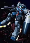  debris destinytiger gm_(mobile_suit) gm_sniper_ii gun gundam gundam_0080 mecha shield space weapon 