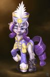  2014 blue_eyes cutie_mark equine eyelashes female feral friendship_is_magic fur hair hat horn looking_at_viewer mammal mrs1989 my_little_pony one_eye_closed purple_hair rarity_(mlp) solo standing unicorn white_fur 