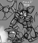  anal five_nights_at_freddy&#039;s foxy_(fnaf) gay hook kayla-na machine male mechanical penis robot ych 