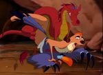  anal anal_penetration avian bird disney dragon gay group group_sex hornbill male meerkat mikachu_tuhonen mushu penetration sex the_lion_king threesome timon zazu 