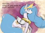  2014 english_text equine female feral friendship_is_magic hattonslayden horn horse mammal my_little_pony pony princess_celestia_(mlp) solo text winged_unicorn wings 