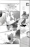  blush comic doujinshi fingering highres kantai_collection kiss monochrome multiple_girls scan sekihara_umina smile tatsuta_(kantai_collection) tenryuu_(kantai_collection) translation_request yuri 