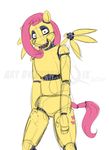  2014 animatron anthro creepy crossover equine ethanqix female five_nights_at_freddy&#039;s fluttershy_(mlp) friendship_is_magic horse machine mammal mechanical my_little_pony pegasus pony robot wings 