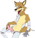  animatronic canine coyote erection five_nights_at_freddy&#039;s maim male mammal original_character penis solo 