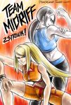  2girls bike_shorts grey_skin metroid multiple_girls pltnm06ghost ponytail pose samus_aran solo sports_bra super_smash_bros. wii_fit wii_fit_trainer 