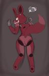  acstlu butt canine five_nights_at_freddy&#039;s fox foxy_(fnaf) machine male mammal mechanical plain_background robot solo 
