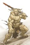  bovine cattle male mammal minotaur thewielder 