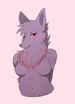  anthro bat big_ears blush breasts bust chest_tuft credits_(artist) ellise female fluffy fur green_eyes hair looking_at_viewer mammal nude short_hair smile solo tuft 