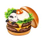  bunny egg food hamburger lilac_(p-f_easy) lowres meat no_humans original 