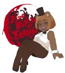  bear crossgender female five_nights_at_freddy&#039;s freckles freddy_(fnaf) hat looking_at_viewer mammal smile top_hat 