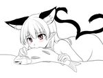  animal_ears cat_ears cat_tail extra_ears fish isaki_(gomi) kaenbyou_rin multiple_tails nude pointy_ears red_eyes sexually_suggestive spot_color tail touhou 