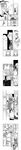  absurdres braid chinese_clothes comic constricted_pupils fuuzasa greyscale highres hong_meiling horn japanese_clothes kicking long_hair long_image monochrome multiple_girls onozuka_komachi scythe sitting skirt skirt_set tall_image tangzhuang touhou translation_request twin_braids two_side_up 