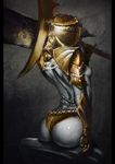  armor breasts butt dark_souls female knight lady_of_the_darkling nipples 