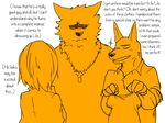  anthro canine english_text female fur hair human lila_(kashiwagi_aki) male mammal muscles rolf schoolgirl short_hair text translated were werewolf wolf yakantuzura young zinovy 野干ツヅラ@ﾃｨｱ 